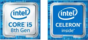 intel CORE i5 8th Gen intel CELERON inside