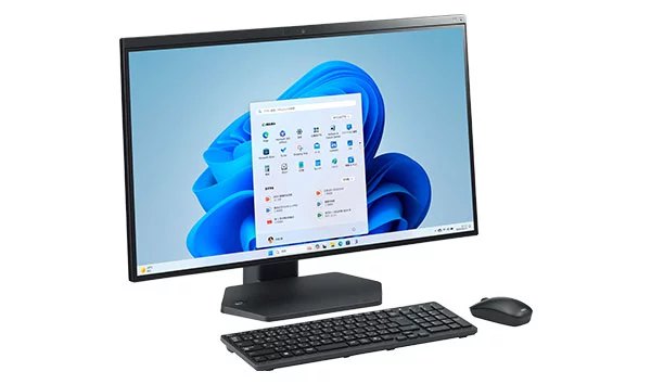 すっきりとしたオールインワンモデル「LAVIE Direct A27」